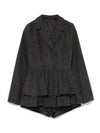 【BUBBLES】ジャケットペプラムセットアップ