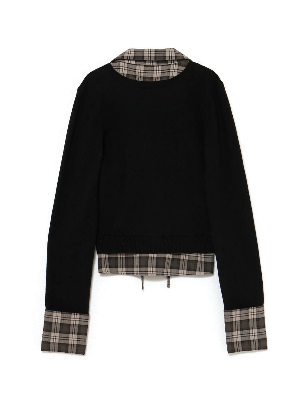 【BUBBLES】レイヤードスクールニット