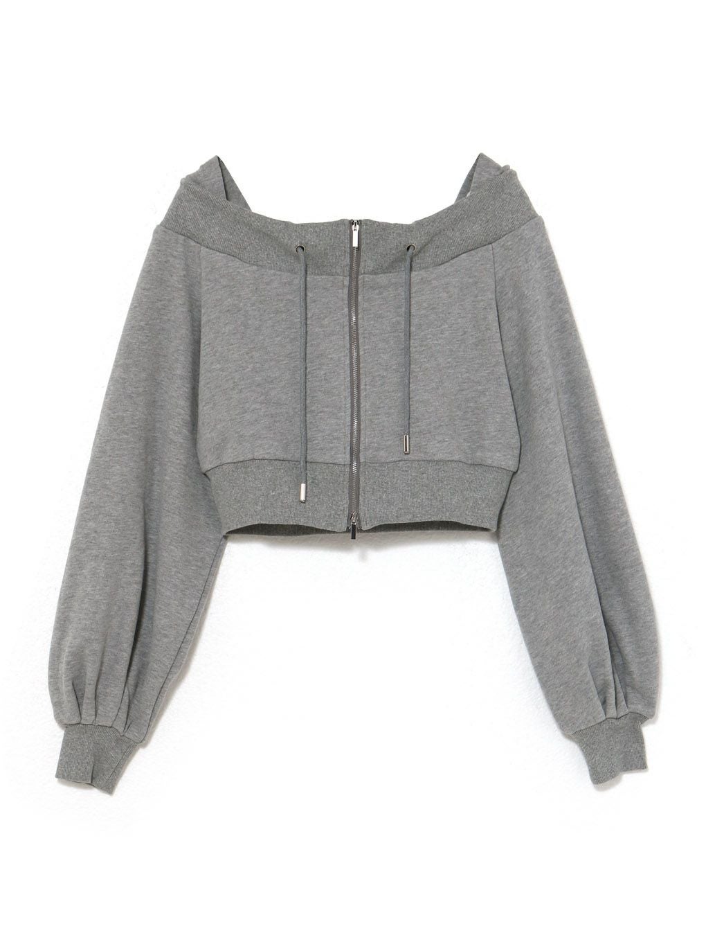 【BUBBLES】オフショルフーディートップス