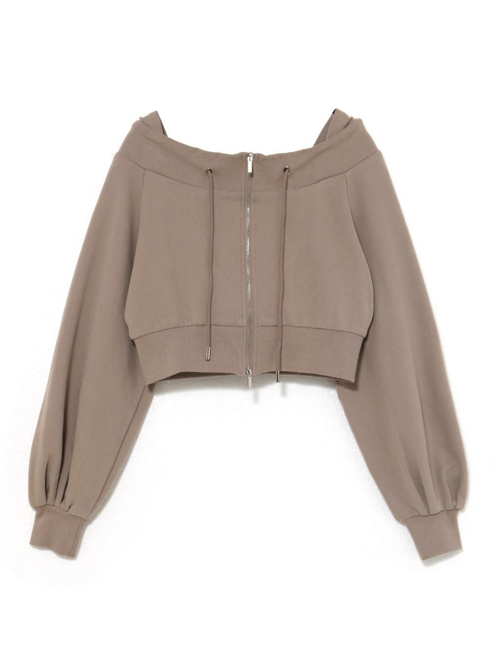 【BUBBLES】オフショルフーディートップス