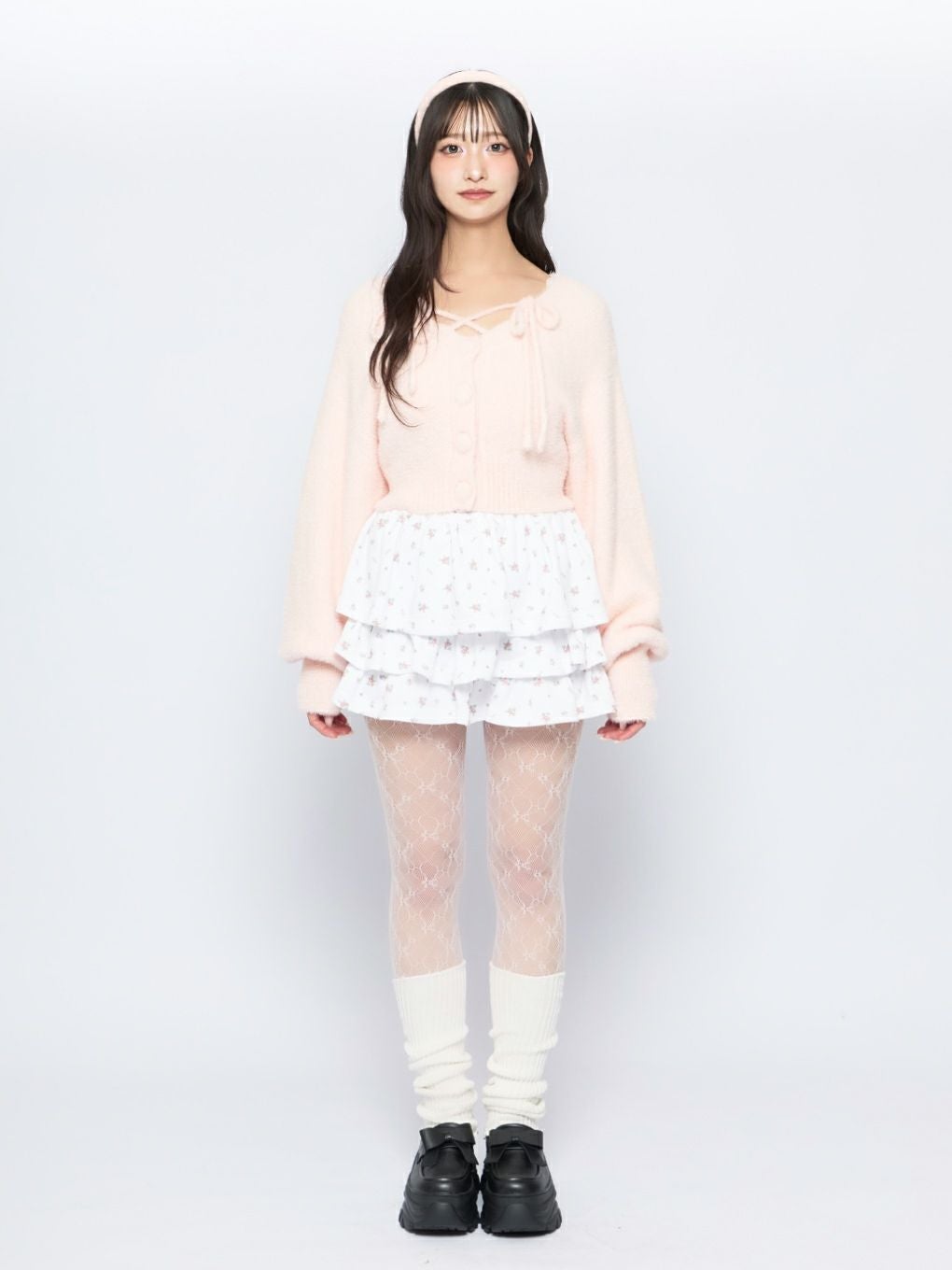 BUBBLES】クロップドシャギーカーディガン | sparkling mall online store