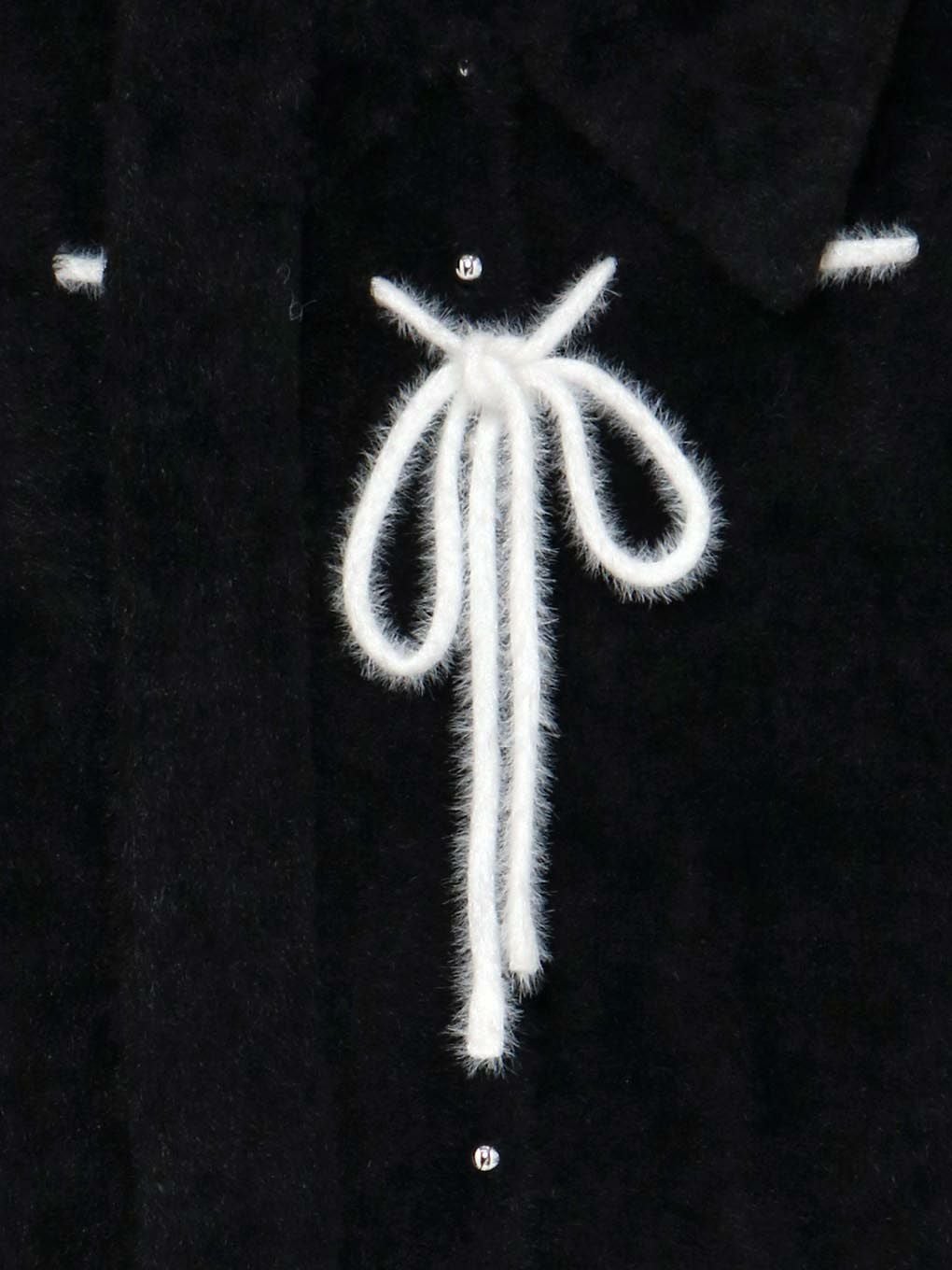 【BUBBLES】シャギーニットシャツ