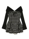 【BUBBLES】チェックレイヤードワンピース