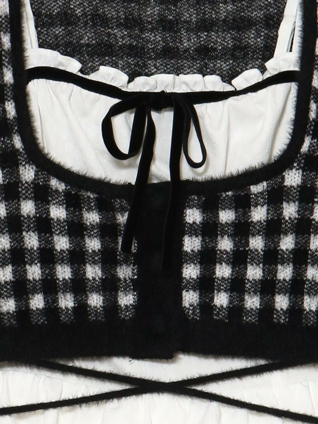 【BUBBLES】レイヤードティアードワンピース