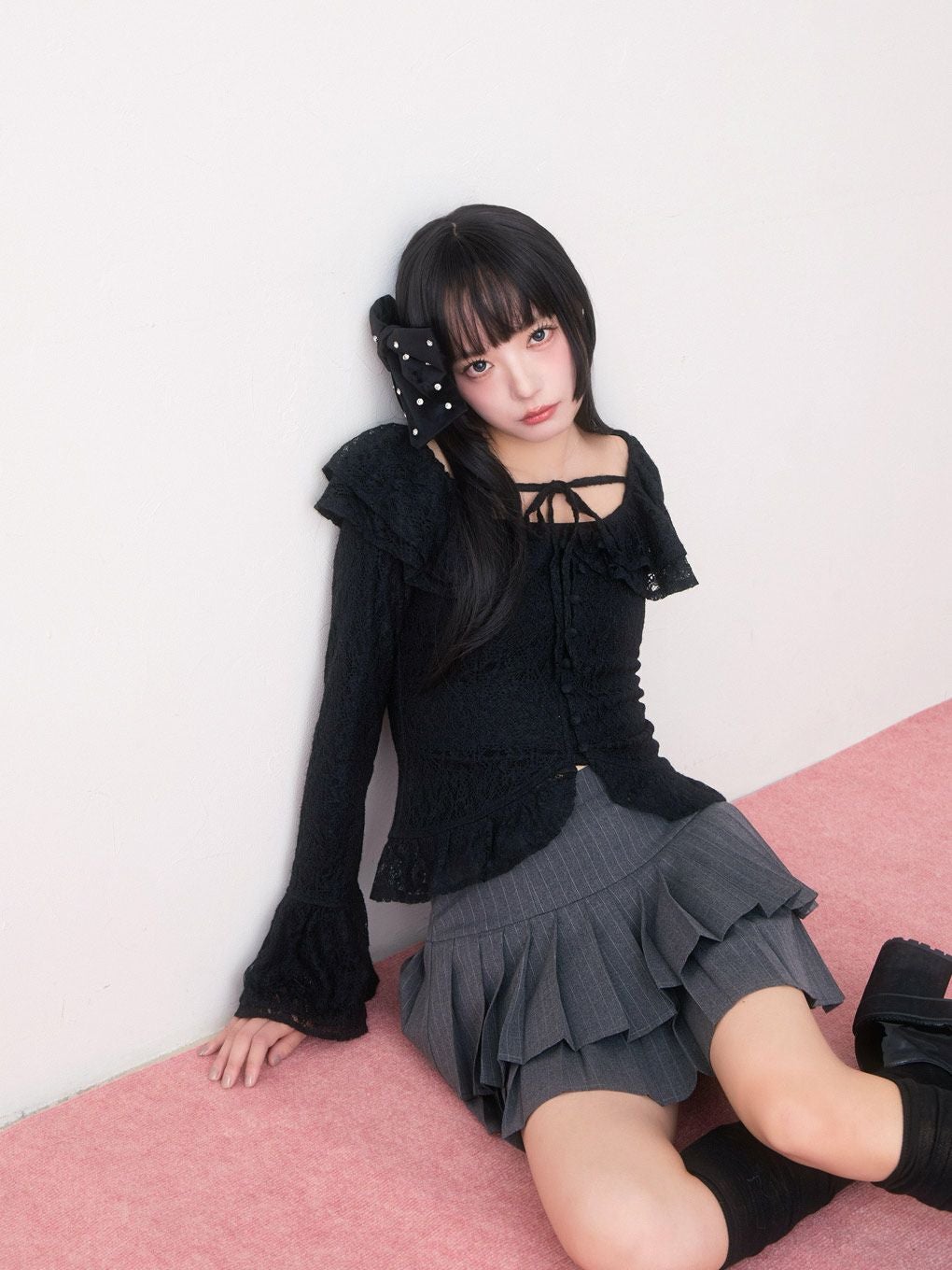 BUBBLES】フリルレーストップス | sparkling mall online store