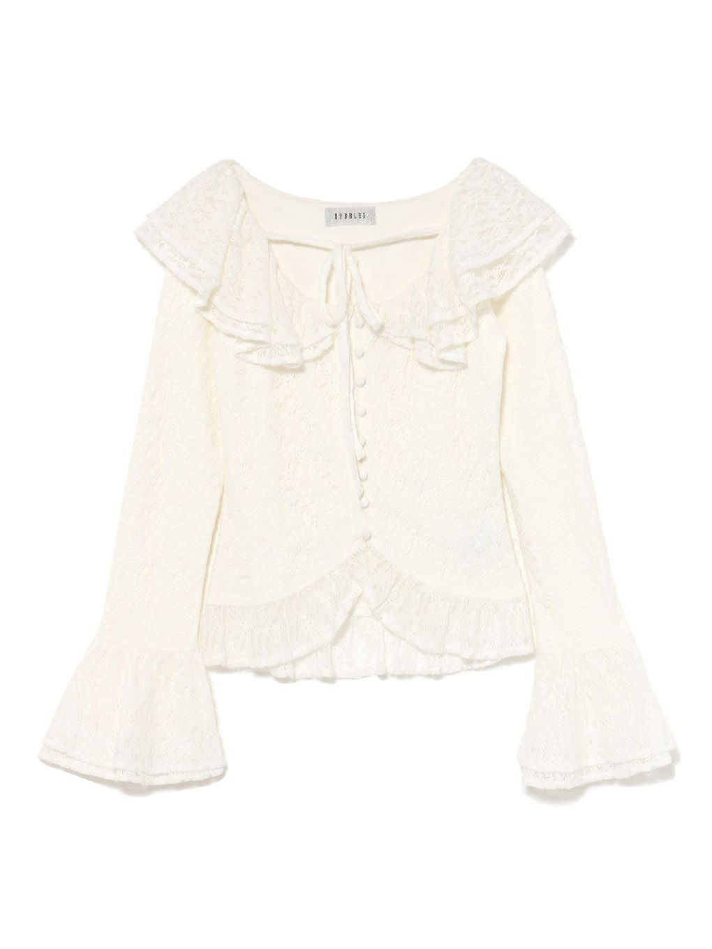 【完売商品】BUBBLES フリルレーストップス BUBBLES】フリルレーストップス | sparkling mall online store