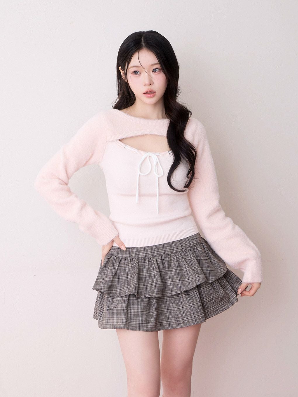 BUBBLES】リボンニットトップス | sparkling mall online store