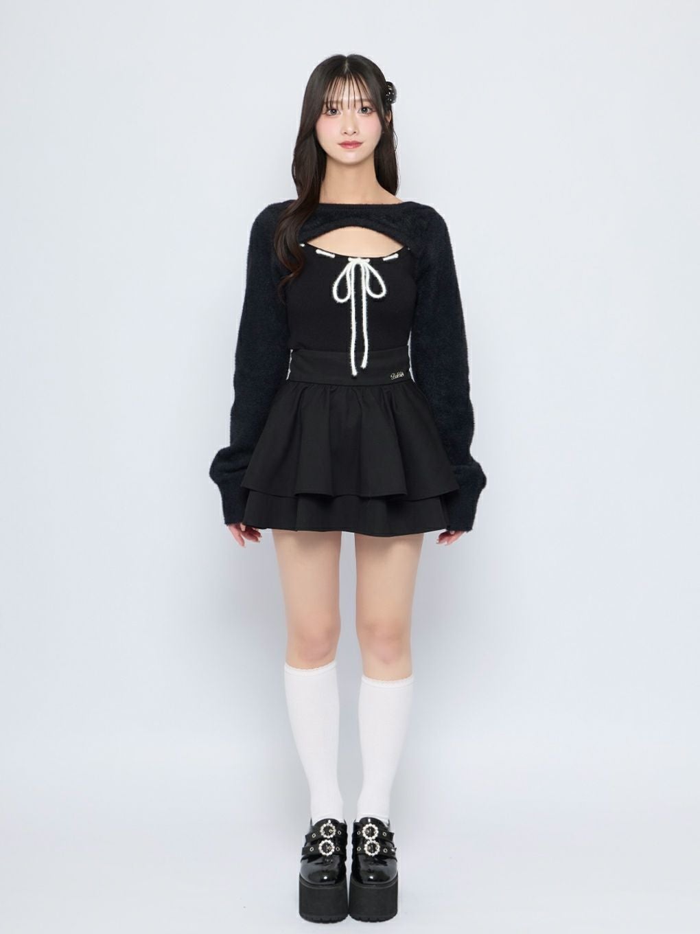 BUBBLES】リボンニットトップス | sparkling mall online store