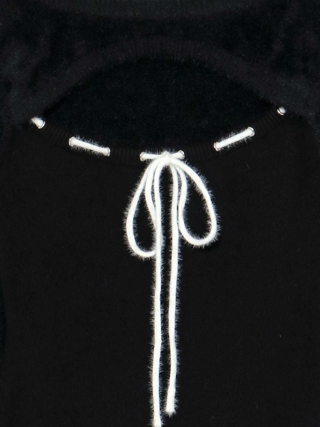 【BUBBLES】リボンニットトップス