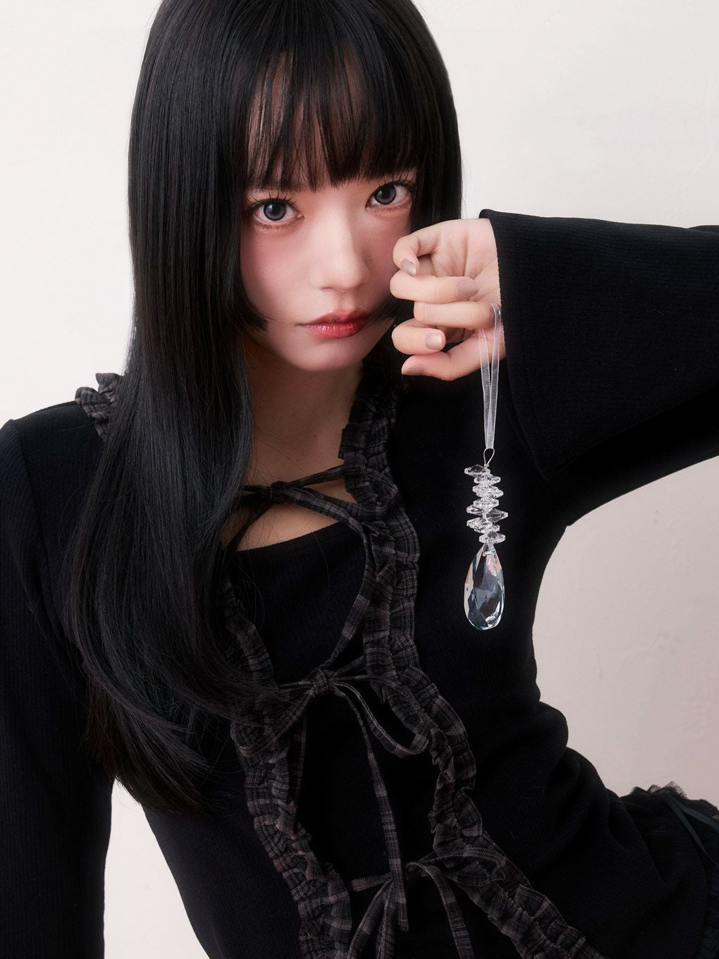 BUBBLES】チェックフリルトップス | sparkling mall online store