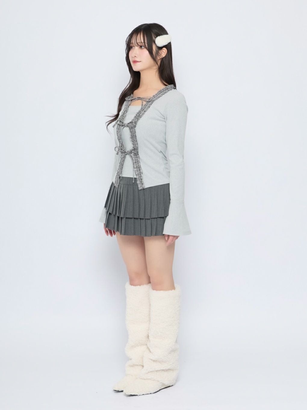 BUBBLES】チェックフリルトップス | sparkling mall online store