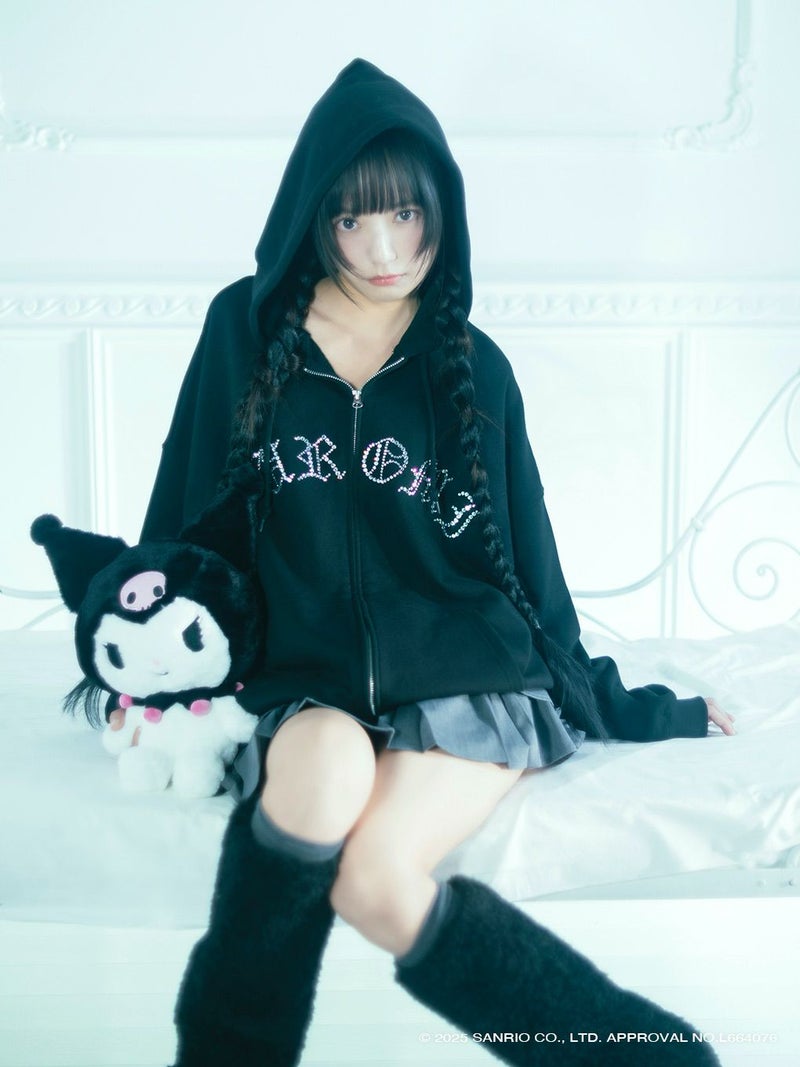 BUBBLES】クロミビジューパーカー | sparkling mall online store