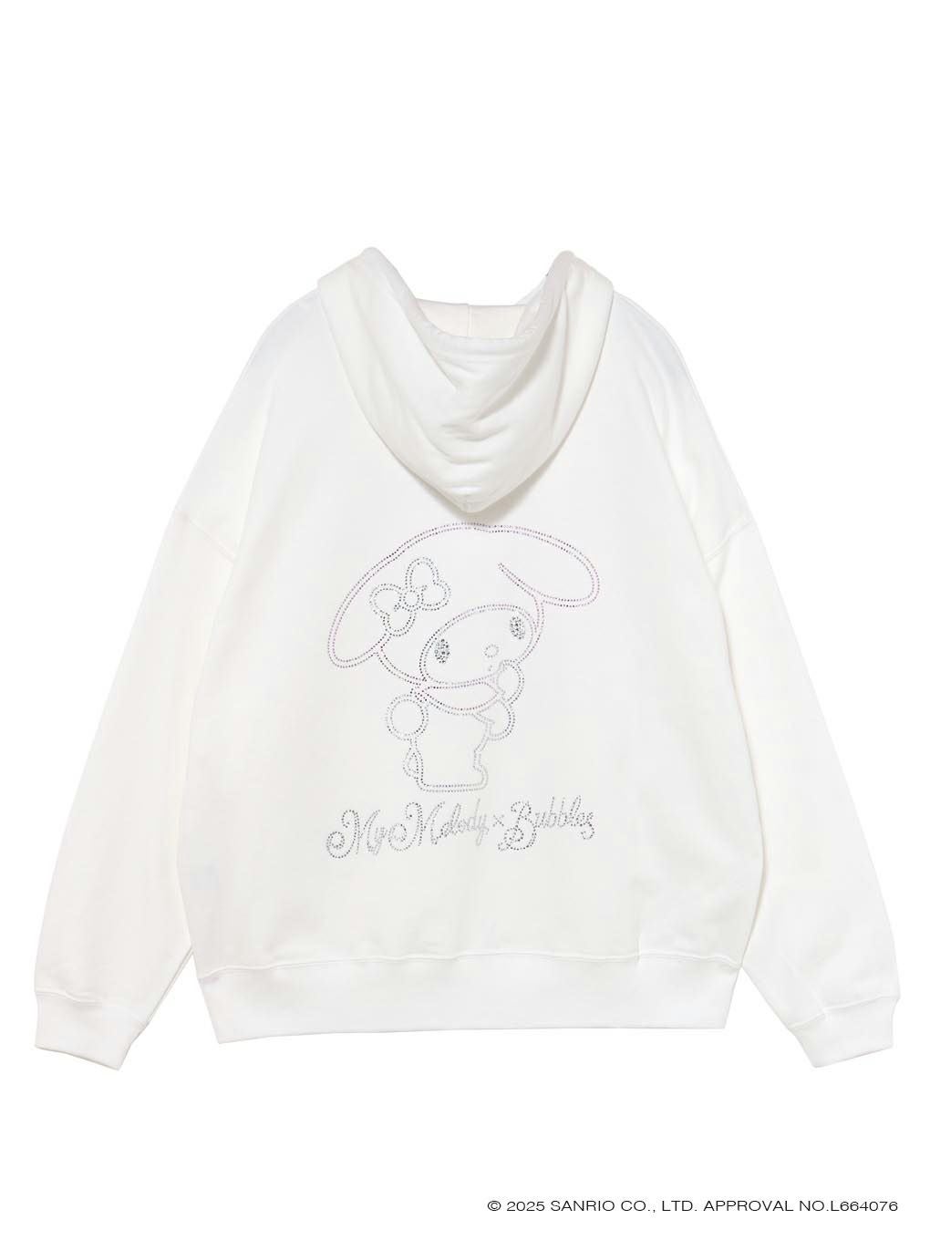 【BUBBLES】マイメロディビジューパーカー