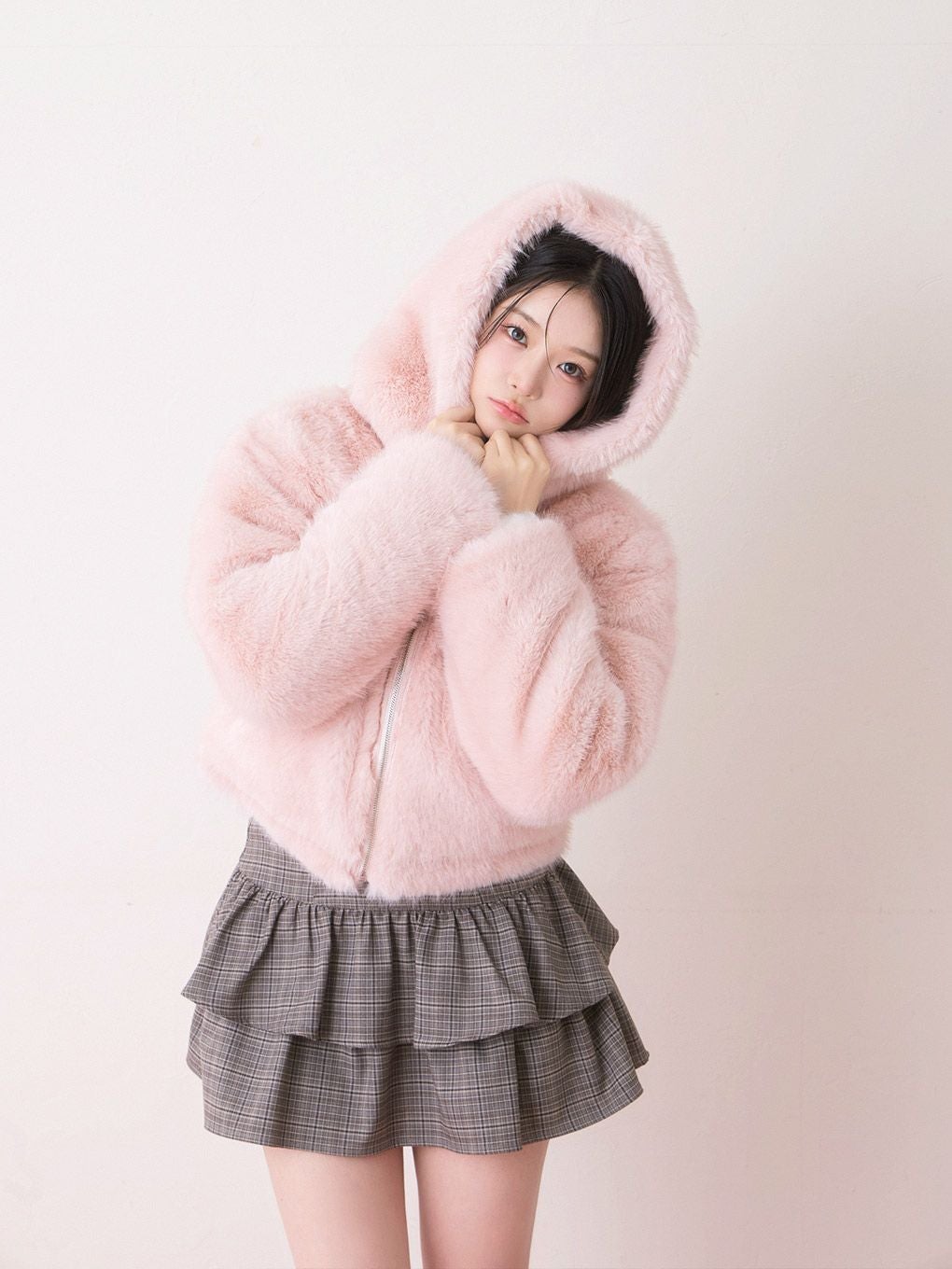 BUBBLES】クロップドファージャケット | sparkling mall online store