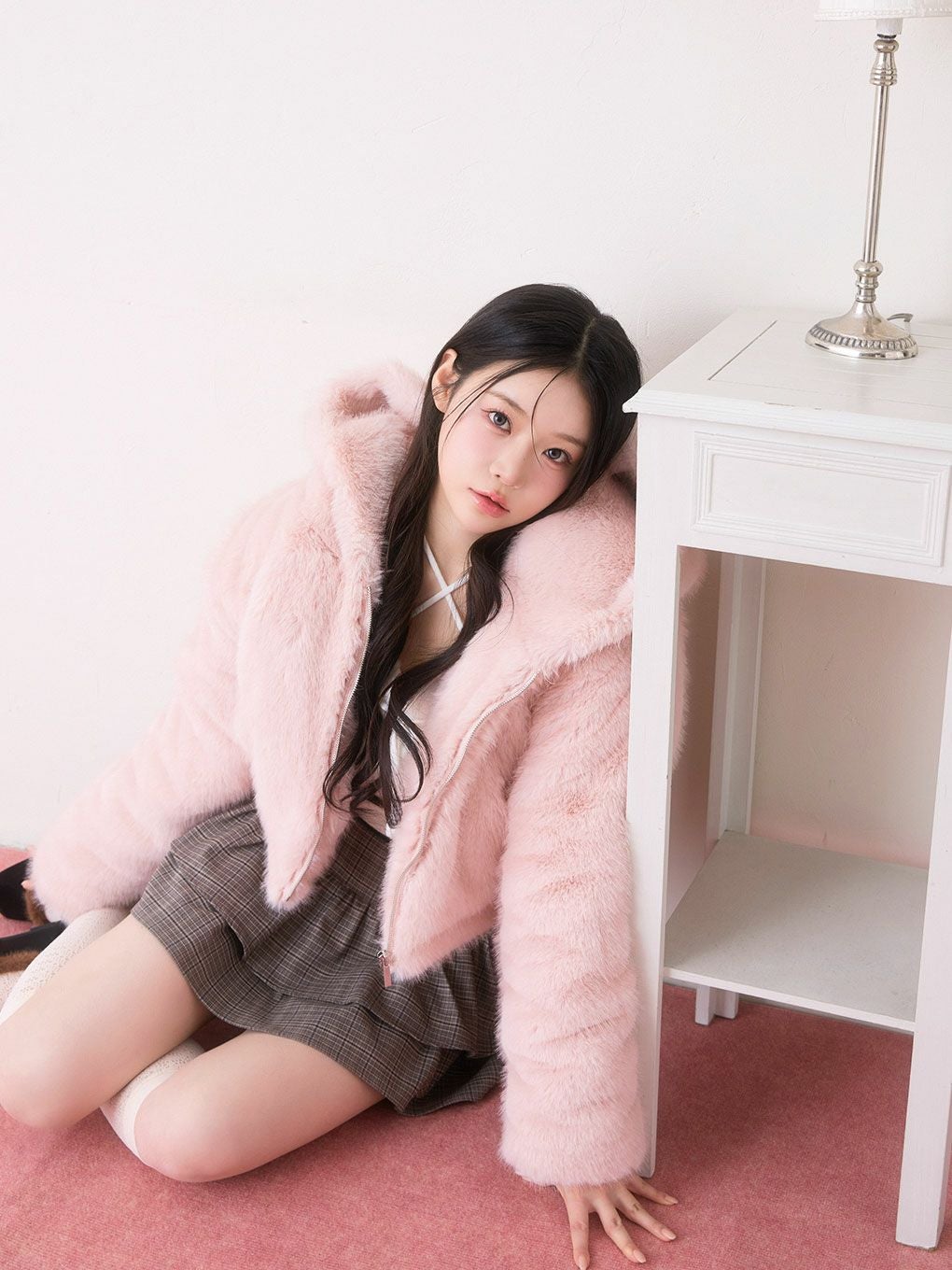 BUBBLES】クロップドファージャケット | sparkling mall online store