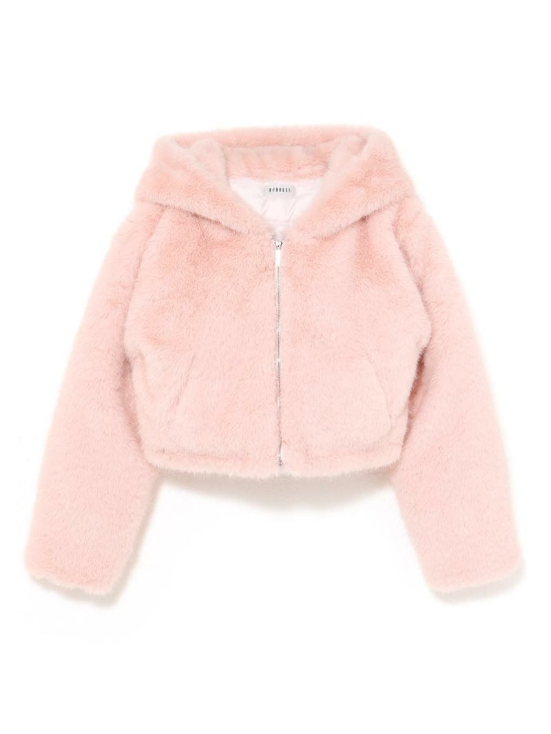 BUBBLES】クロップドファージャケット | sparkling mall online store