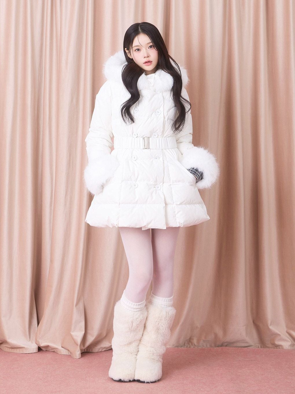 【BUBBLES】ロングダウンジャケット