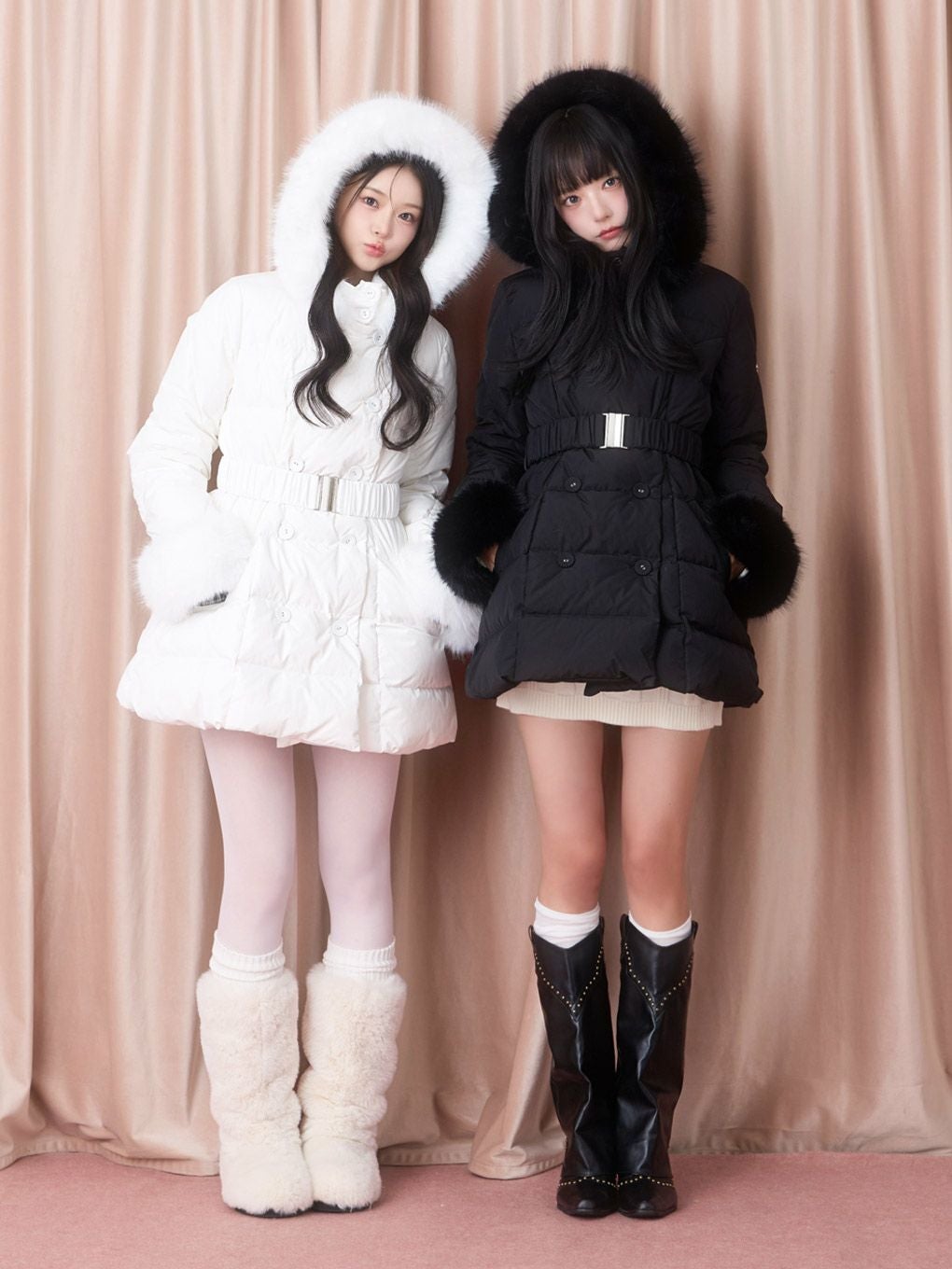 【BUBBLES】ロングダウンジャケット