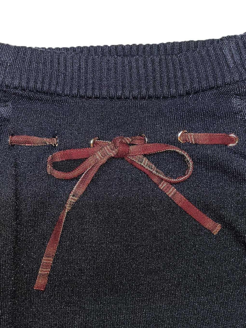 【BUBBLES】チェックリボンワンピース