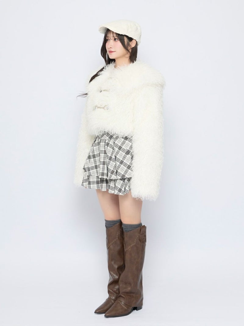 BUBBLES】中綿ショートファーコート | sparkling mall online store