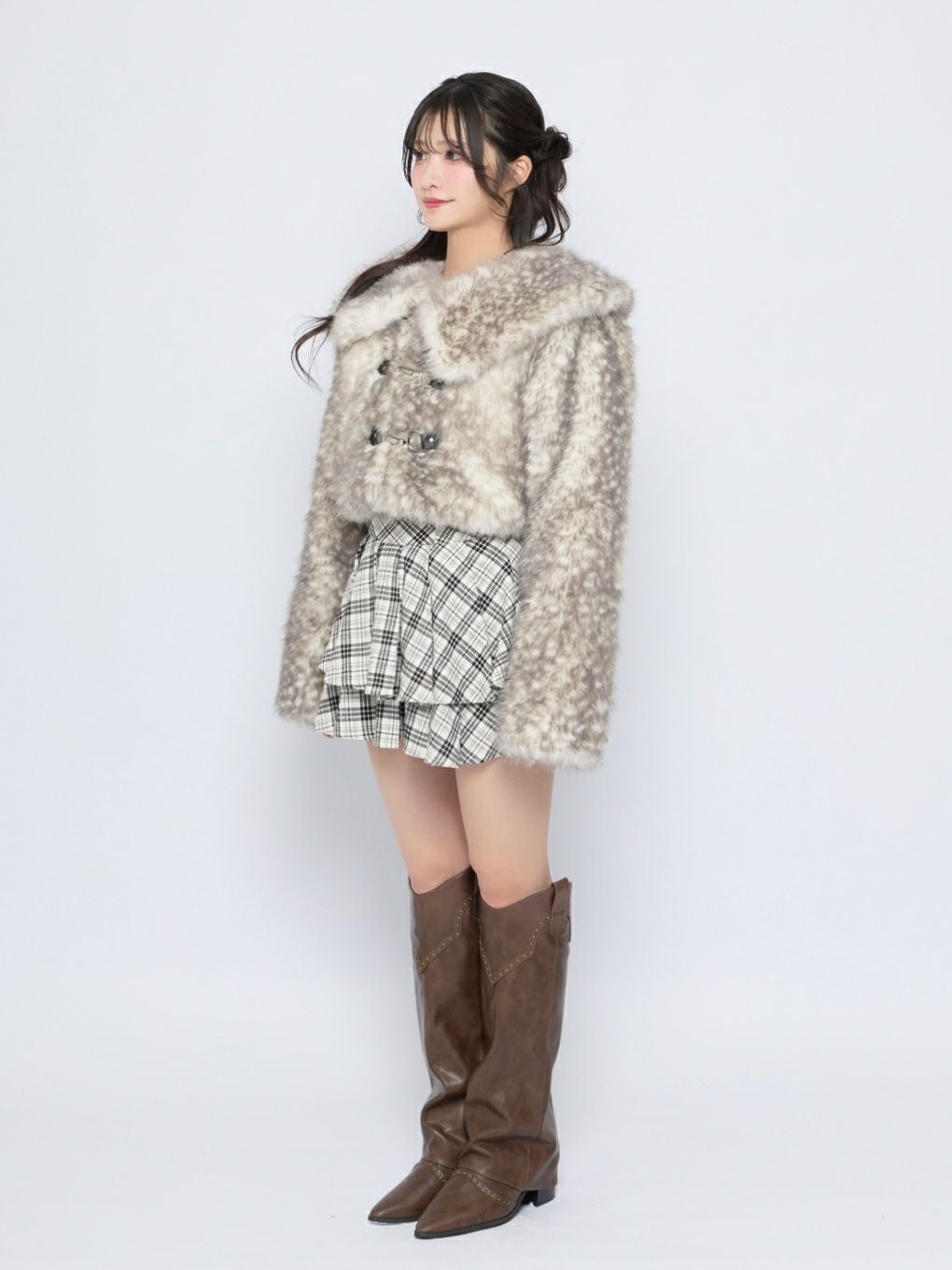 BUBBLES】中綿ショートファーコート | sparkling mall online store