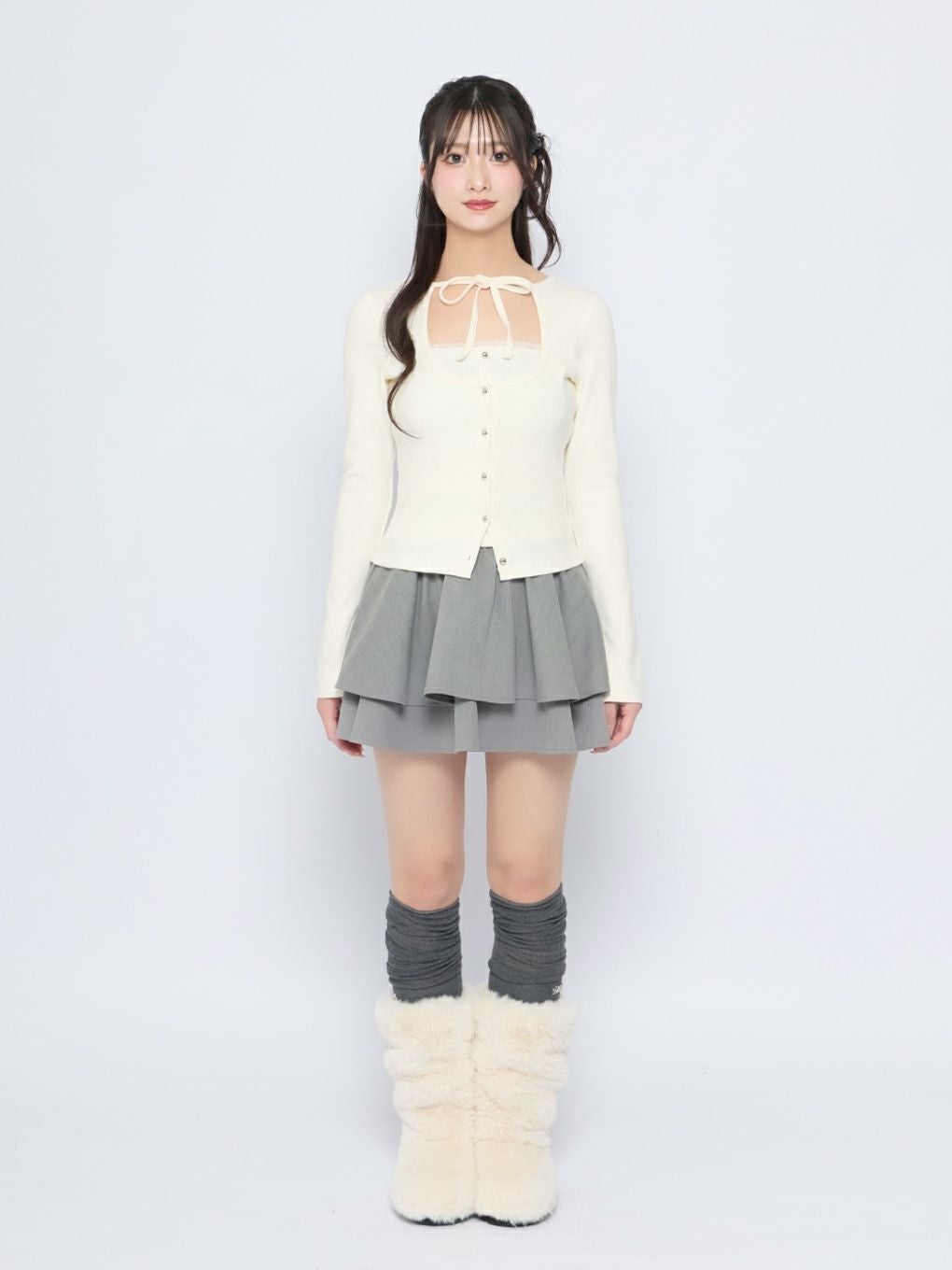 BUBBLES】レイヤードリブトップス | sparkling mall online store