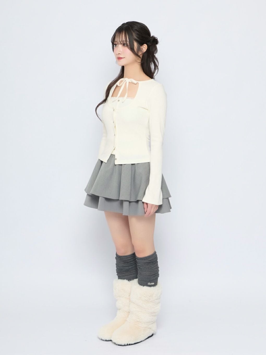 BUBBLES】レイヤードリブトップス | sparkling mall online store