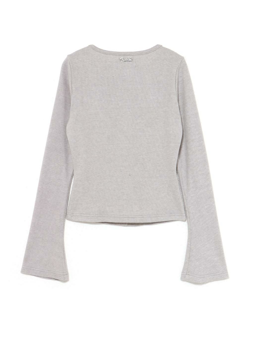 【BUBBLES】レイヤードリブトップス