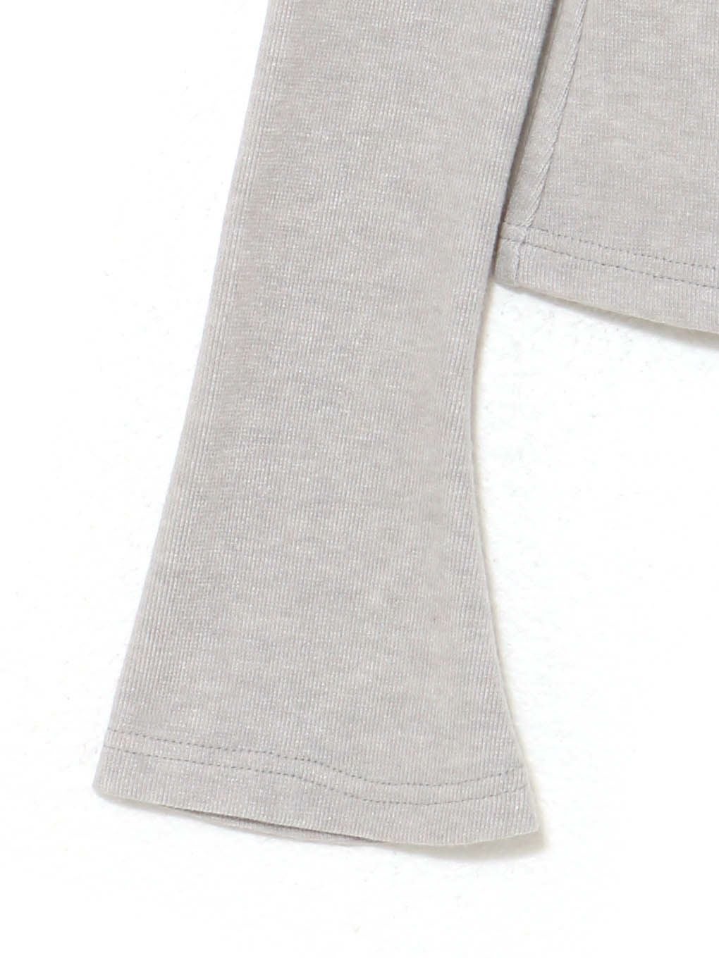 【BUBBLES】レイヤードリブトップス