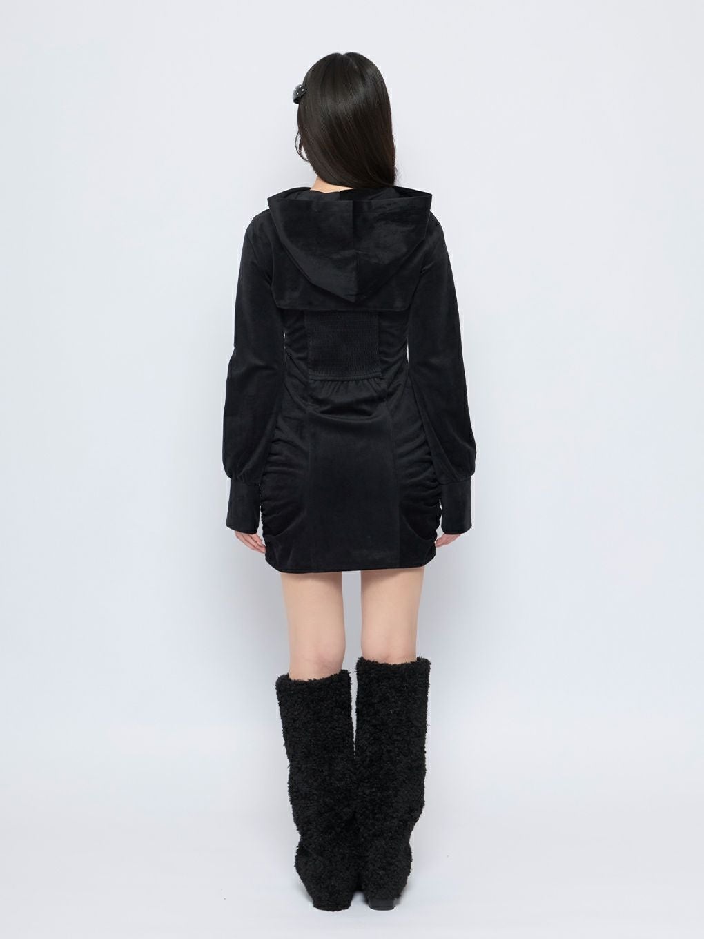 【BUBBLES】ベルベットリボンワンピース