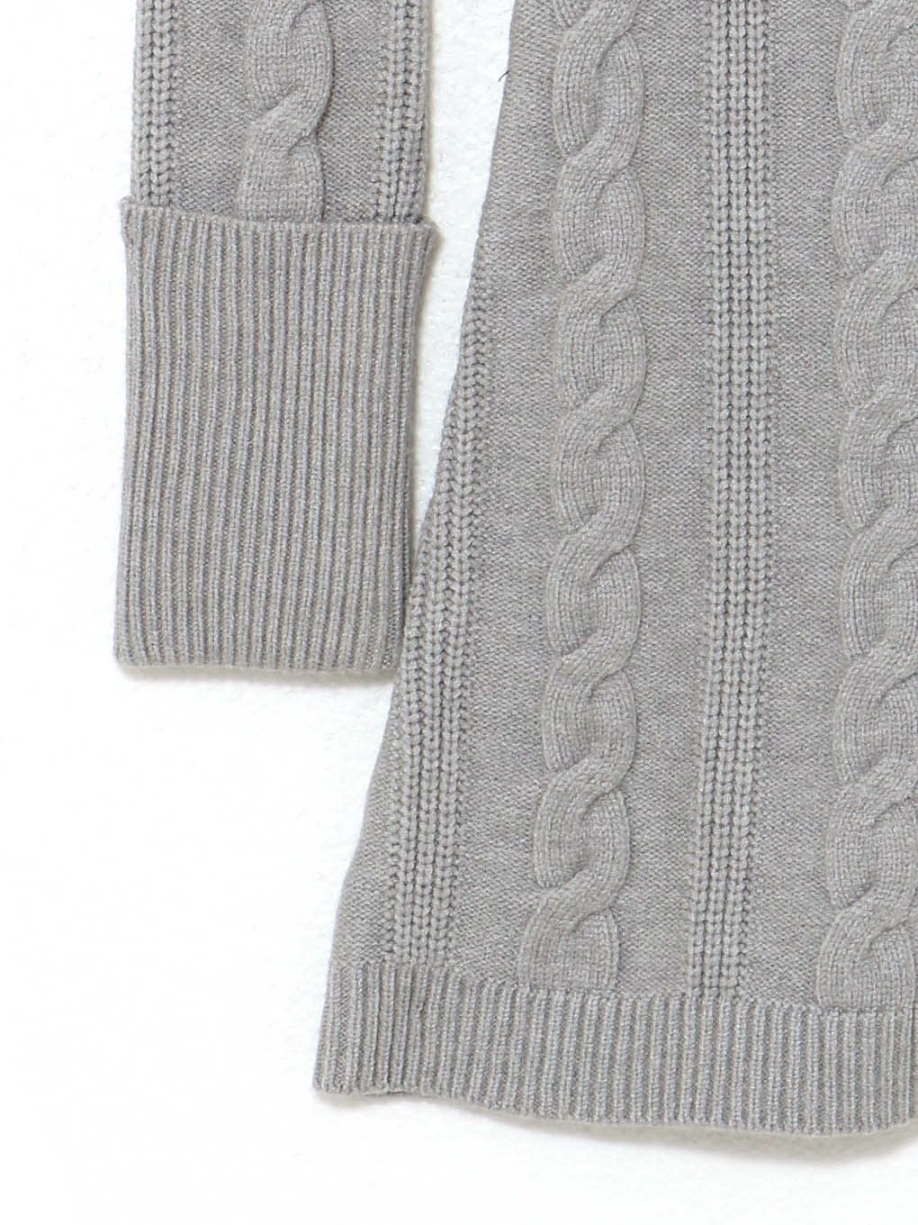 【BUBBLES】オープンネックケーブルワンピース