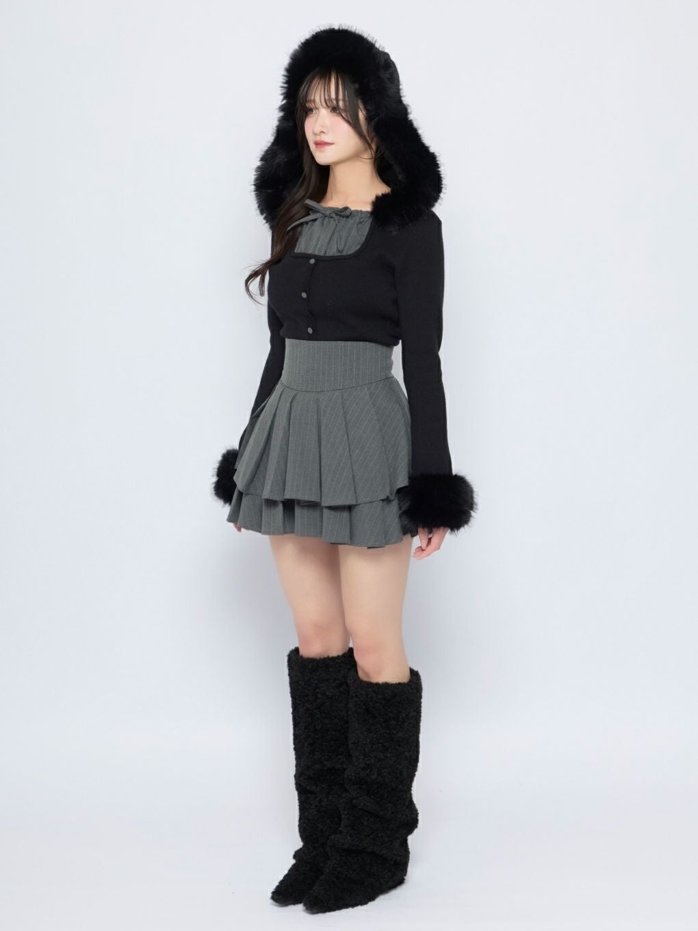 【BUBBLES】プリーツスカパン