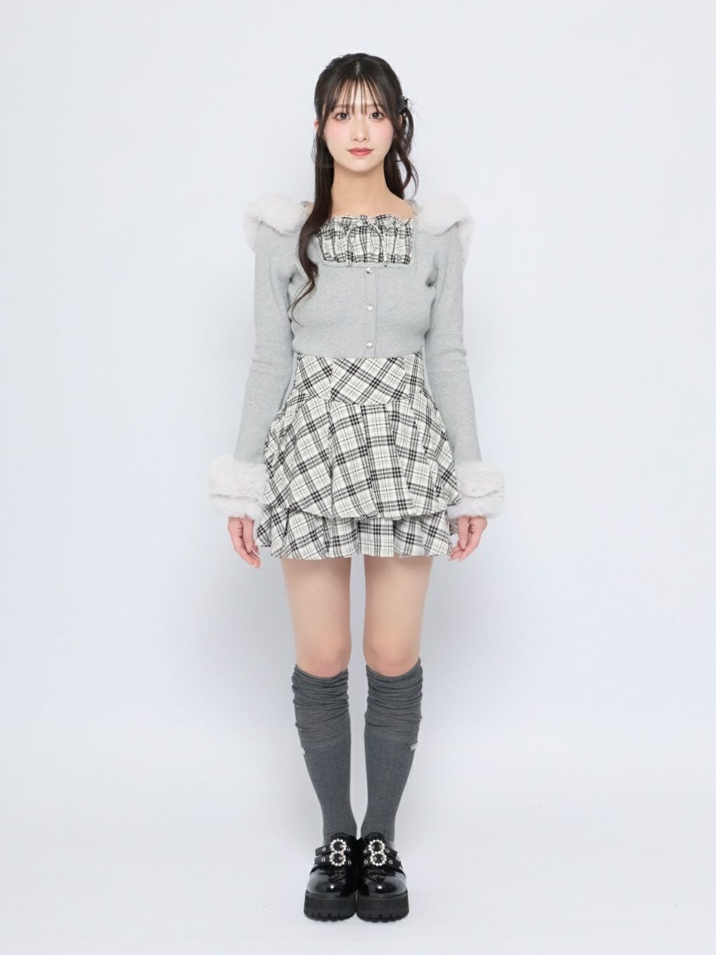 【BUBBLES】プリーツスカパン