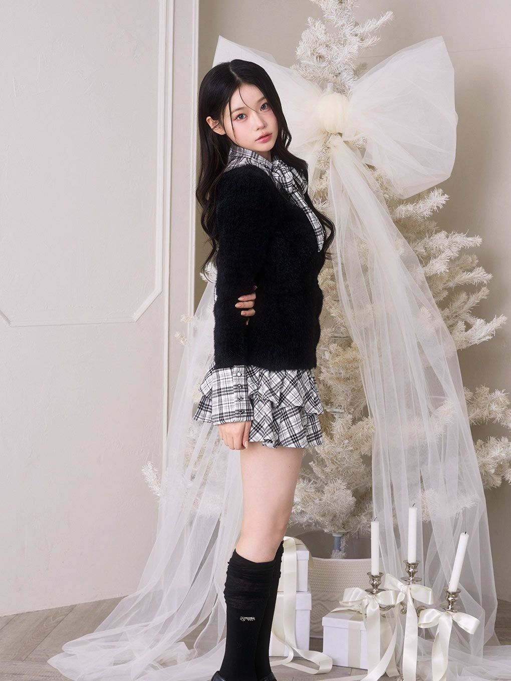 BUBBLES】リボンタイスクールニット | sparkling mall online store