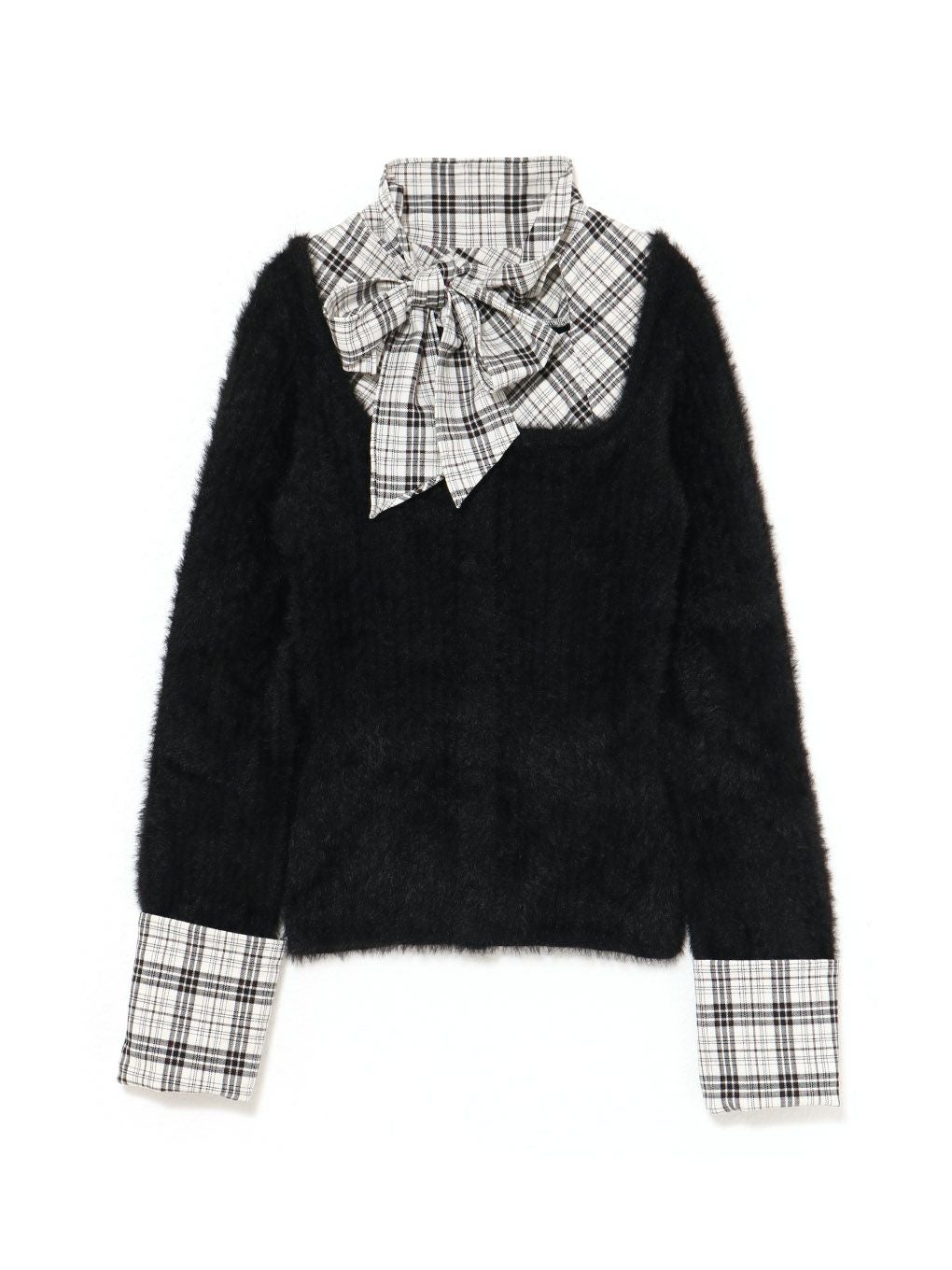 【BUBBLES】リボンタイスクールニット