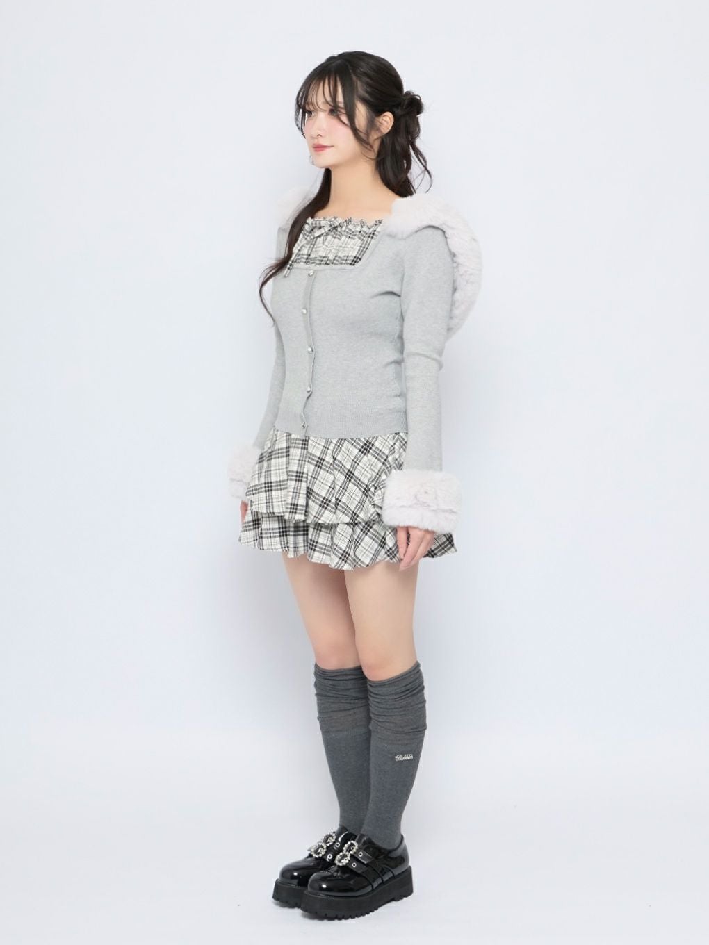 【BUBBLES】コケットフーディーニット