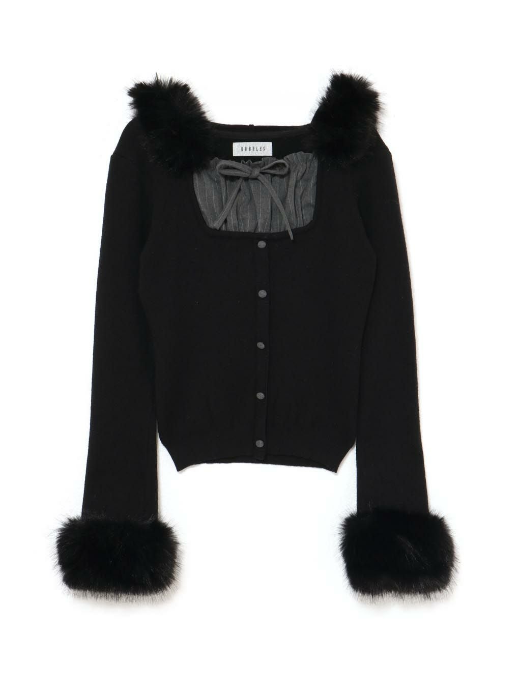 【BUBBLES】コケットフーディーニット