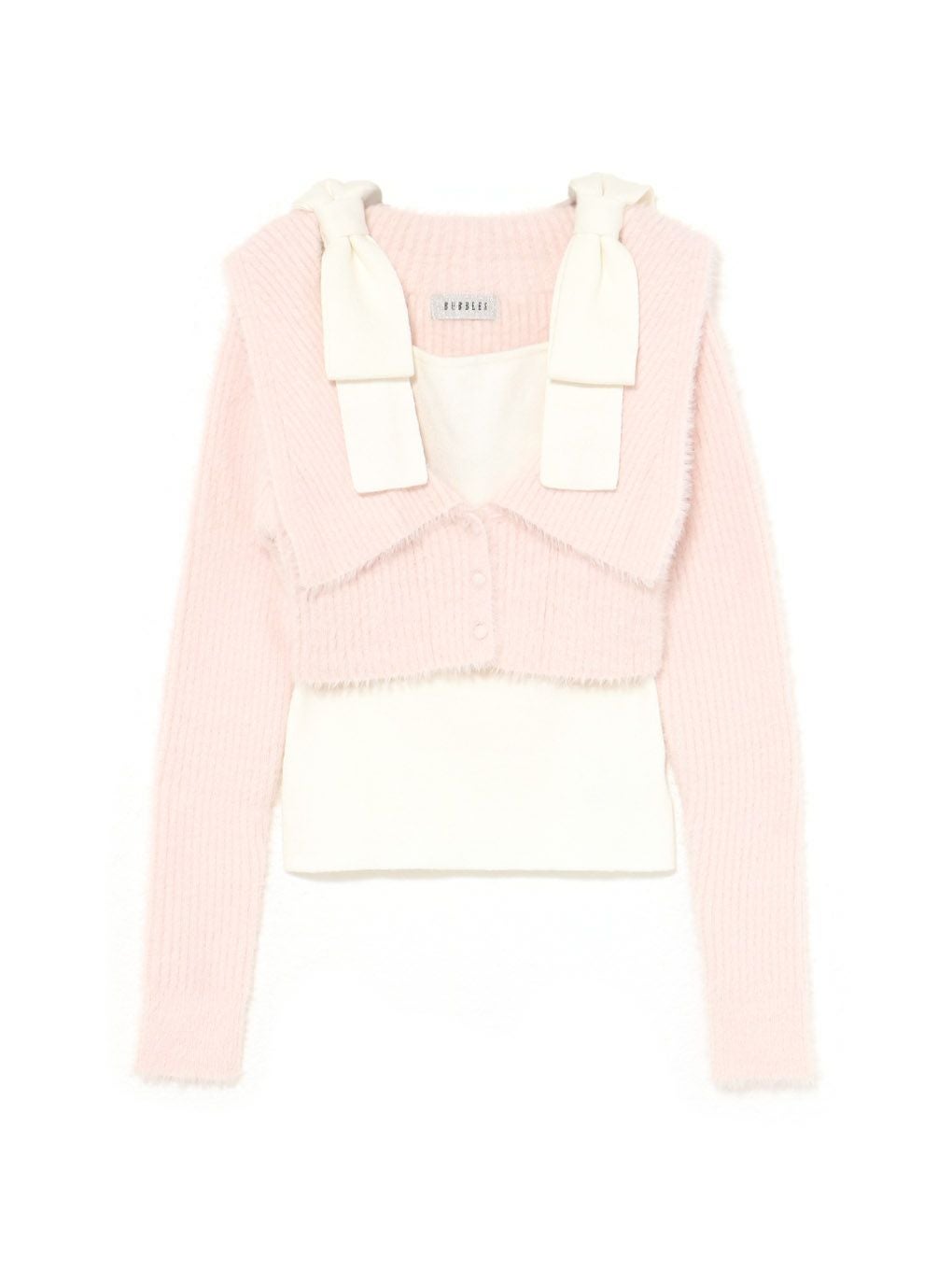 【BUBBLES】ショルダーリボンアンサンブル