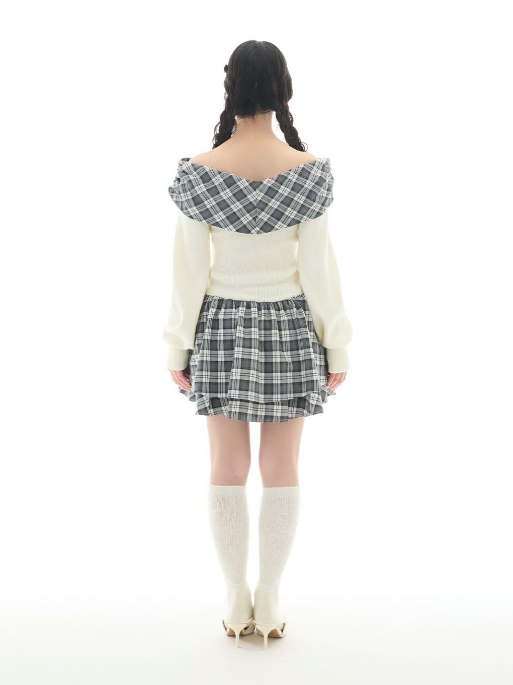 【BUBBLES】オフショルリボンワンピース