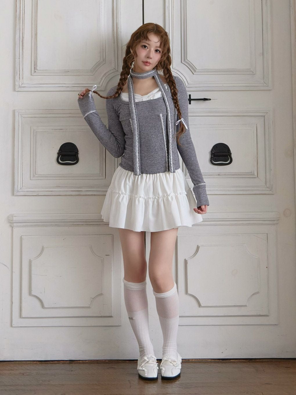 BUBBLES】リボンレイヤードワンピース | sparkling mall online store