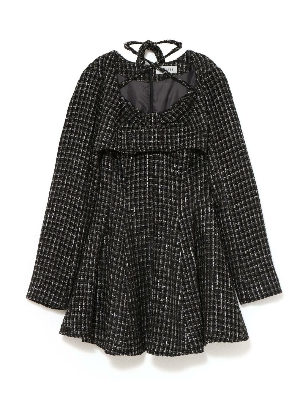 【BUBBLES】リボンフレアワンピース