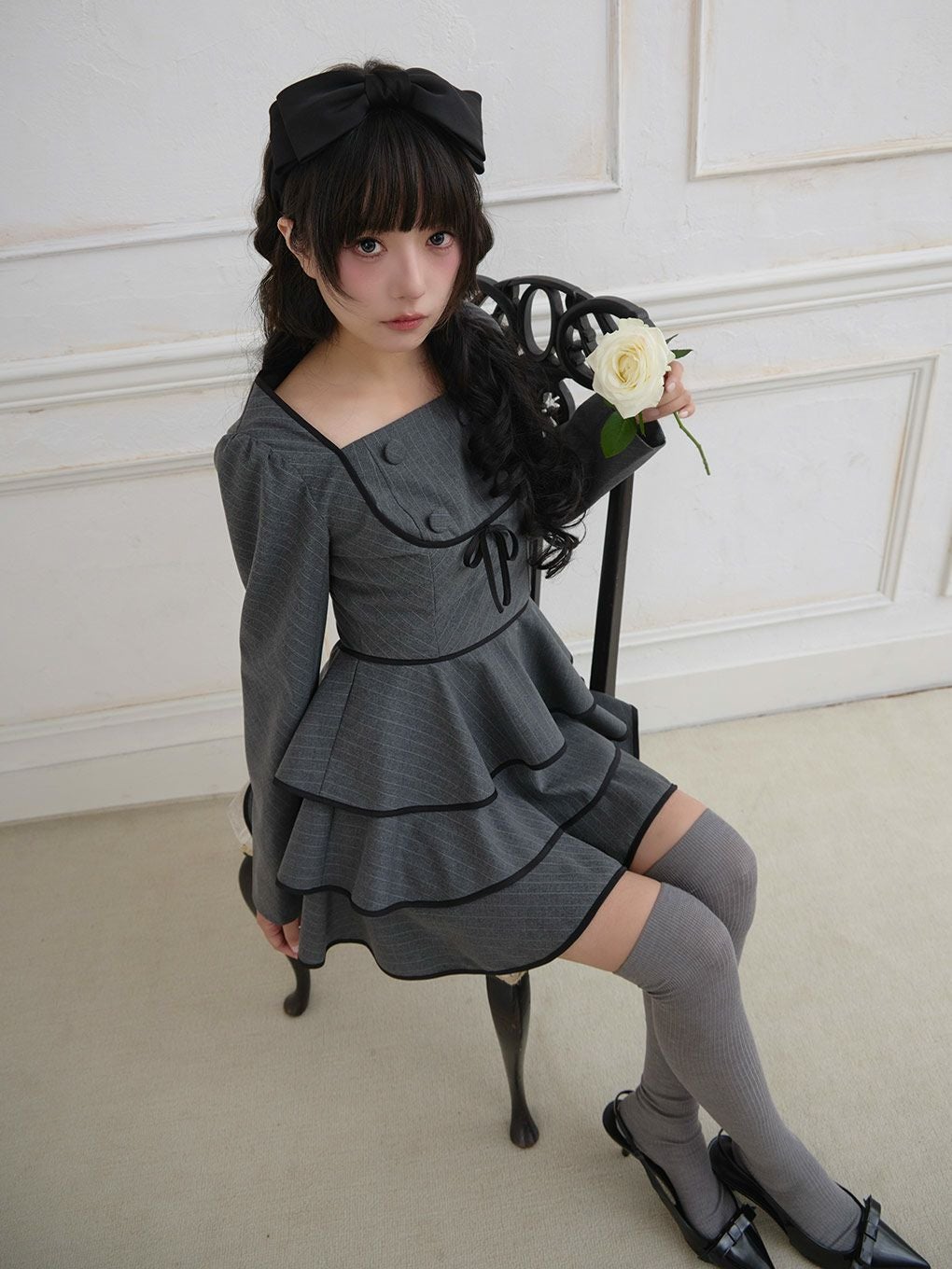 BUBBLES】ガーリーティアードワンピース | sparkling mall online store