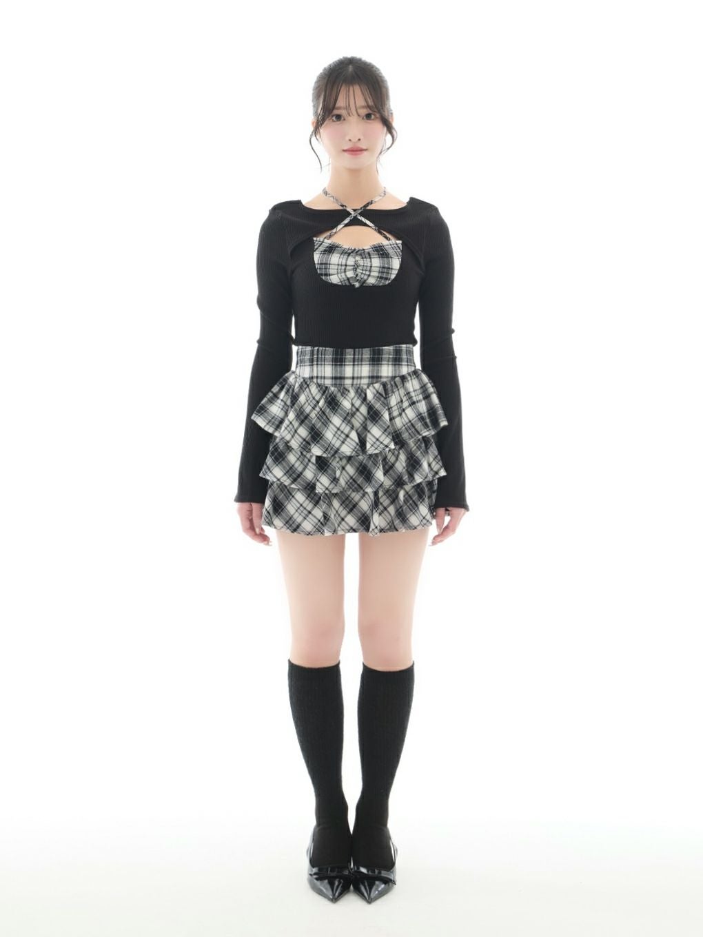 BUBBLES】レイヤードクロップドトップス | sparkling mall online store