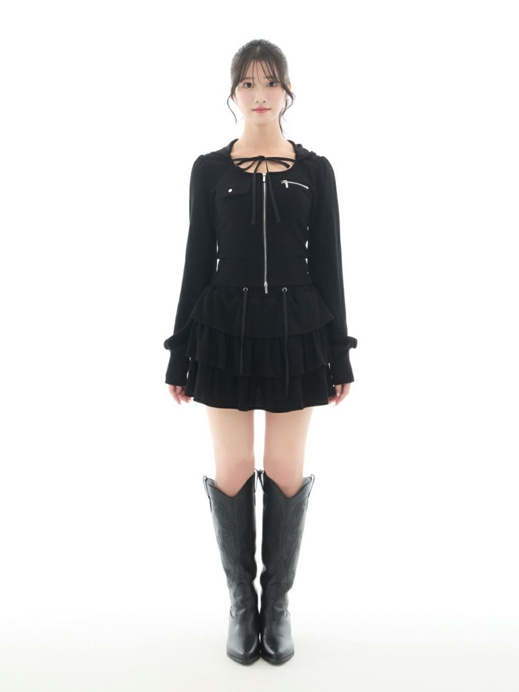 【BUBBLES】リボンスウェットセットアップ