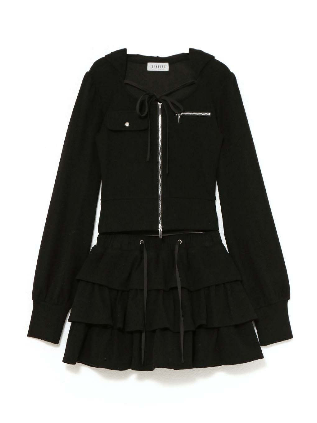 【BUBBLES】リボンスウェットセットアップ