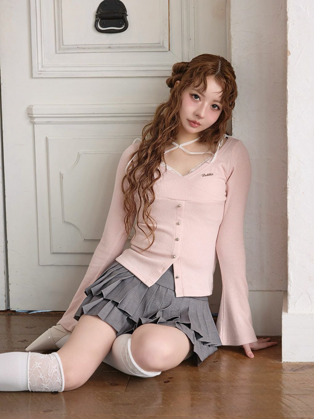 BUBBLES】カシュクールリブトップス | sparkling mall online store
