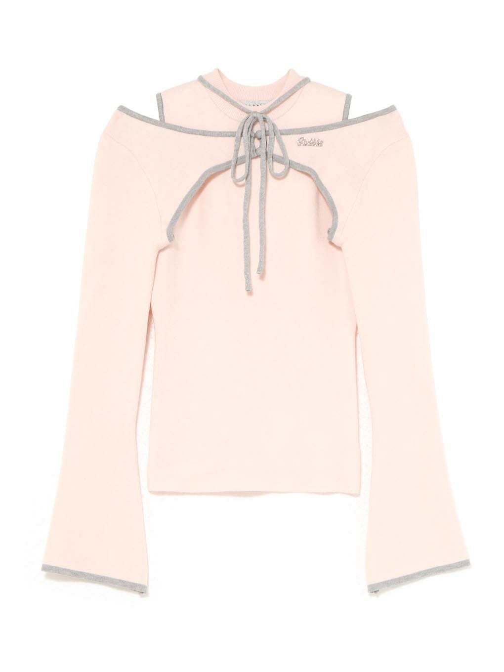 【BUBBLES】パイピングリボントップス