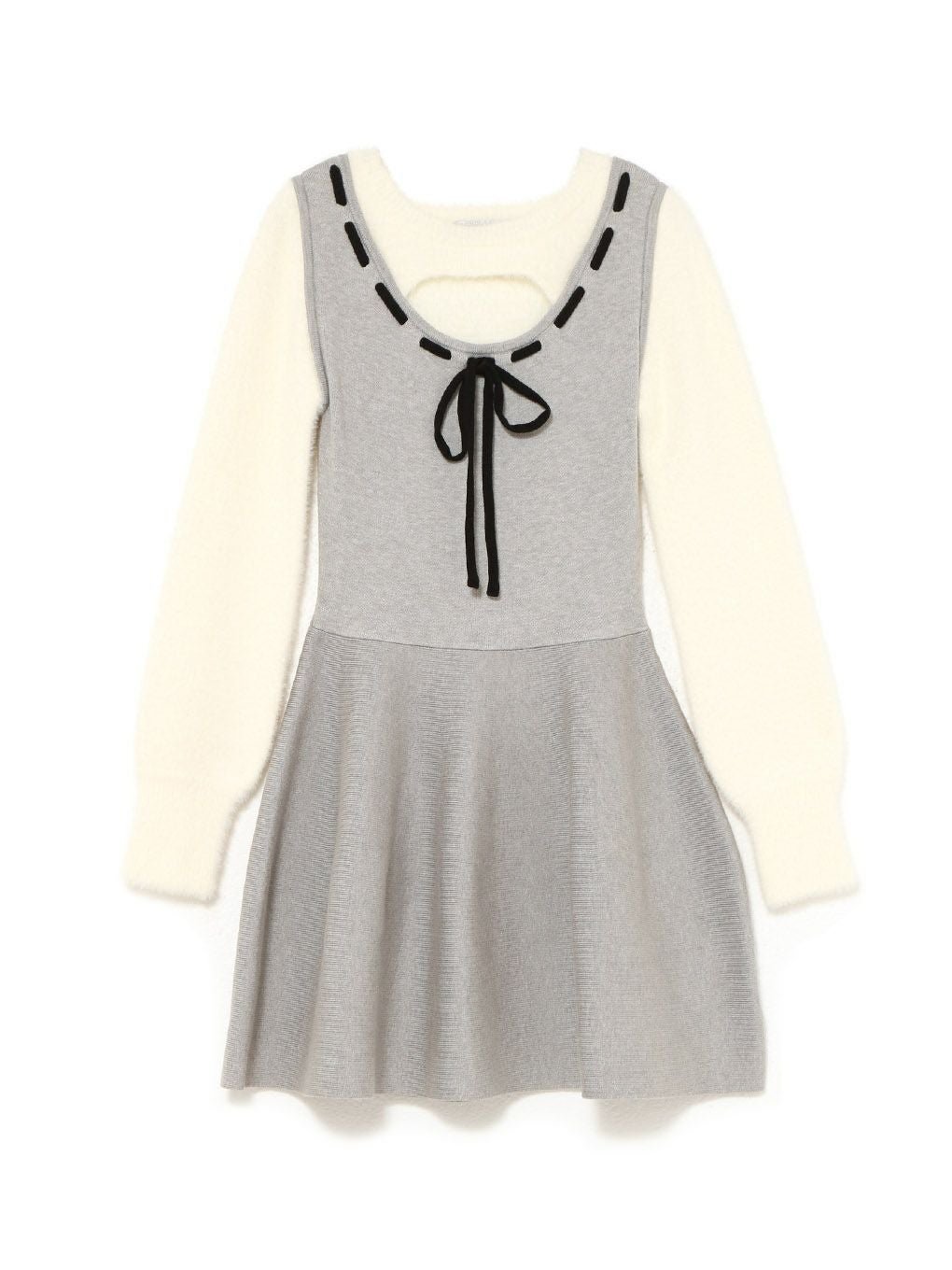 【BUBBLES】レイヤードガーリーワンピース