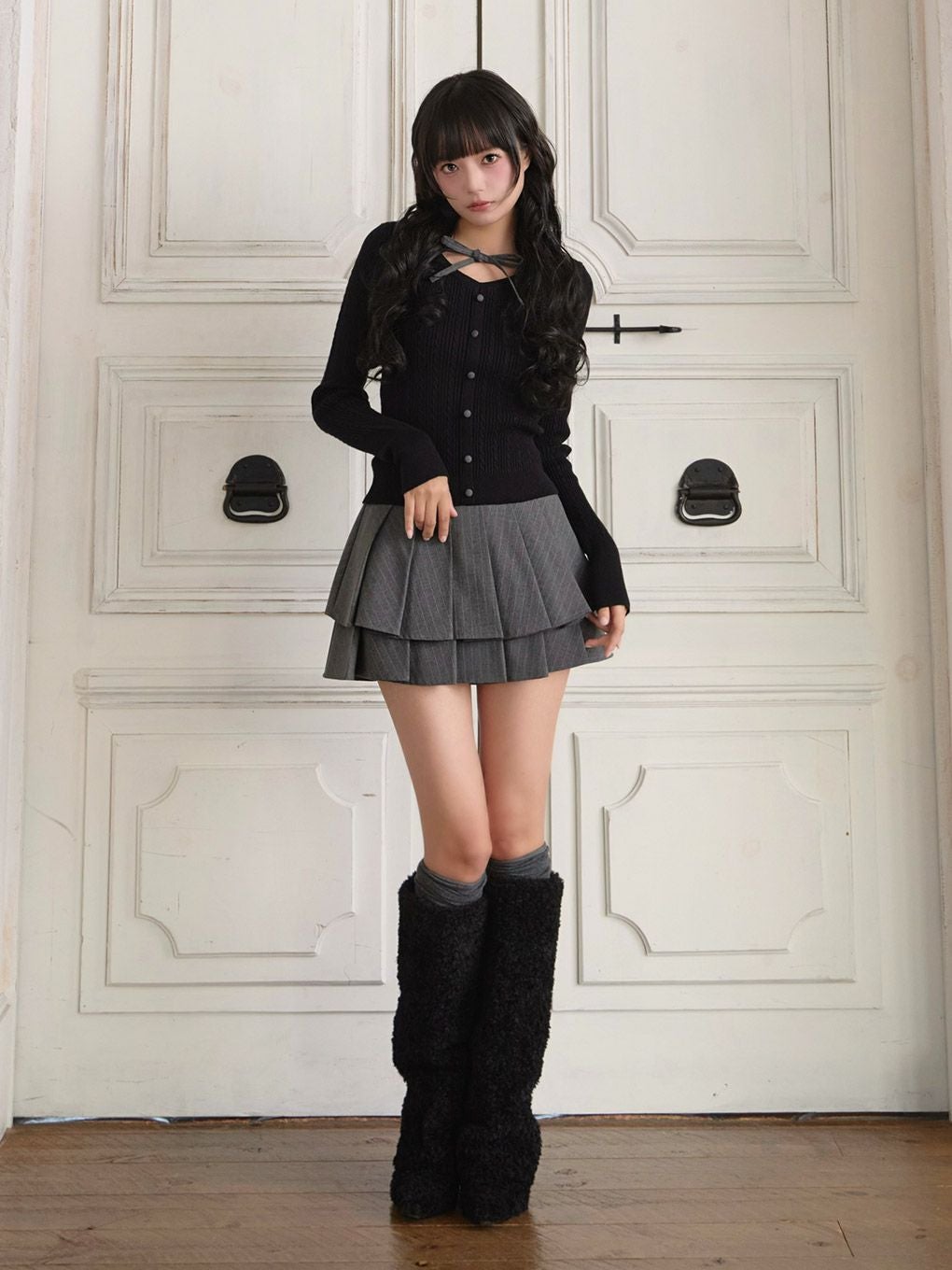 BUBBLES】ケーブルスクールニット | sparkling mall online store