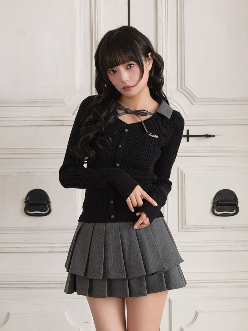 BUBBLES】ケーブルスクールニット | sparkling mall online store
